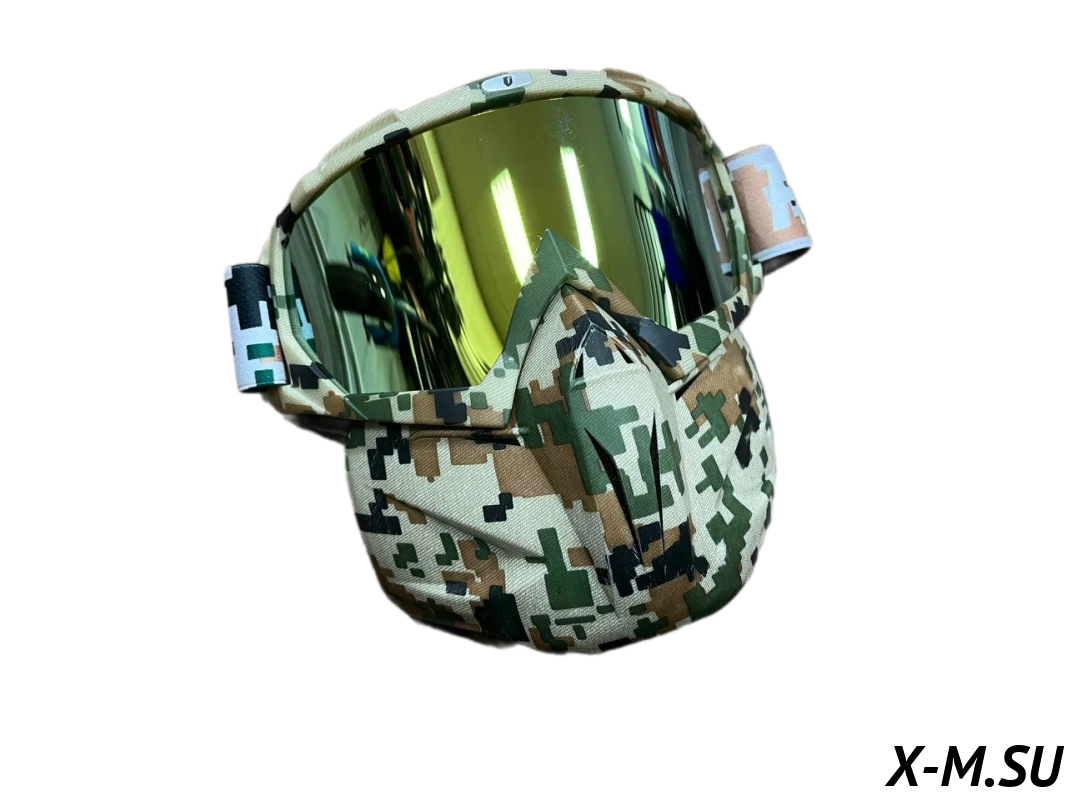 Очки зимние Face Mask HETOSHI FJ026A (двойное стекло) цв.Камуфляж(пиксель) цв.стекла мультипринт Очки зимние Face Mask HETOSHI FJ026A (двойное стекло) цв.Камуфляж(пиксель) цв.стекла мультипринт