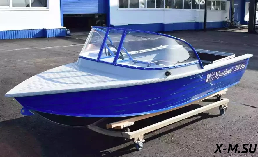 Алюминиевая моторная лодка Wyatboat-390 Pro Алюминиевая моторная лодка Wyatboat-390 Pro