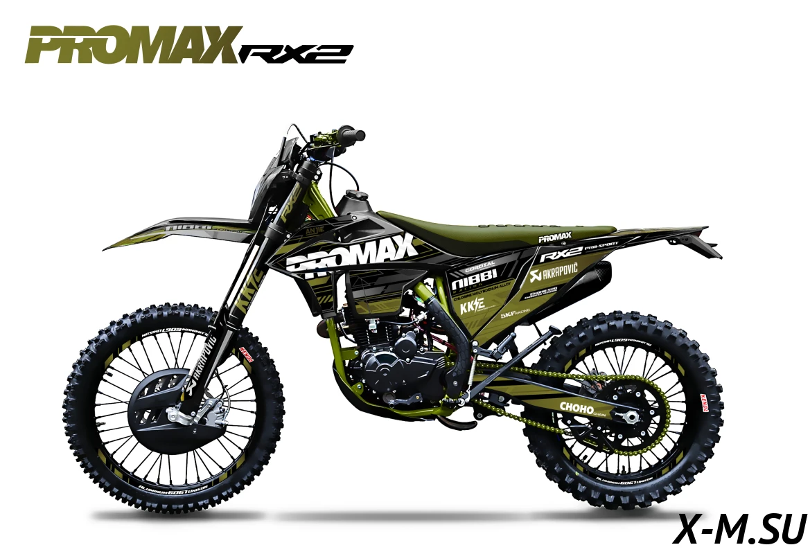 Кроссовый мотоцикл PROMAX RX2 YB300H (LX176FMN) (4 valves, 6 gears) Кроссовый мотоцикл PROMAX RX2 YB300H (LX176FMN) (4 valves, 6 gears)