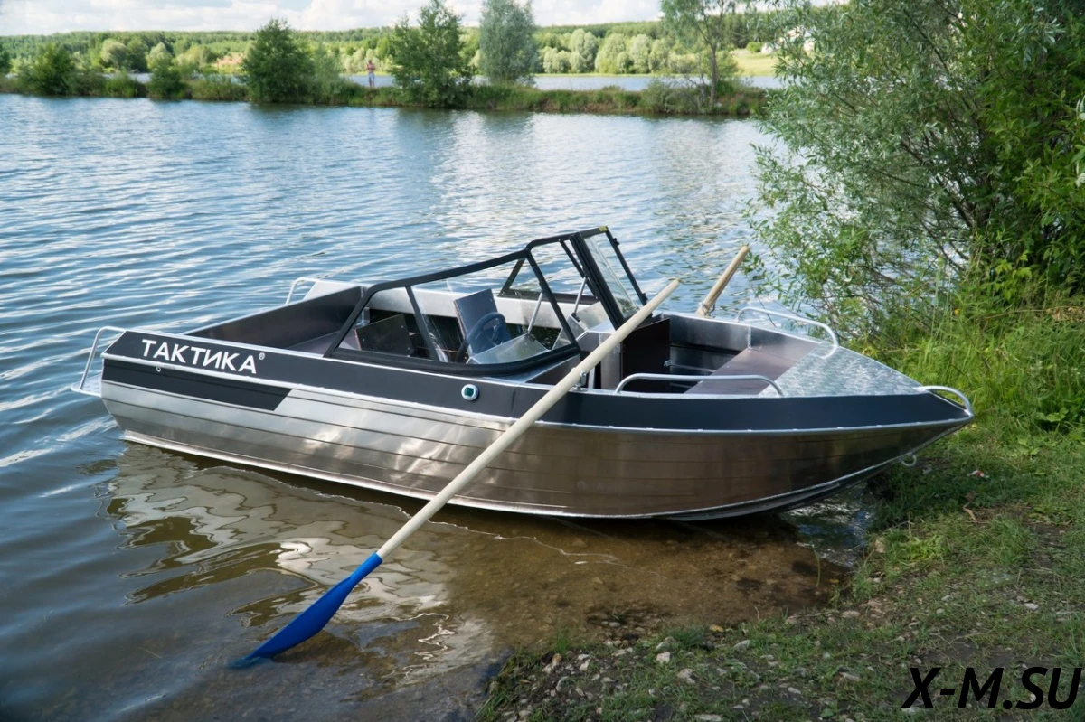 Алюминиевая моторная лодка Тактика-390 DC Алюминиевая моторная лодка Тактика-390 DC