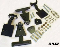 Комплект кронштейнов крепления гусениц для  ATV №1 ( сварные рычаги, Leopard)