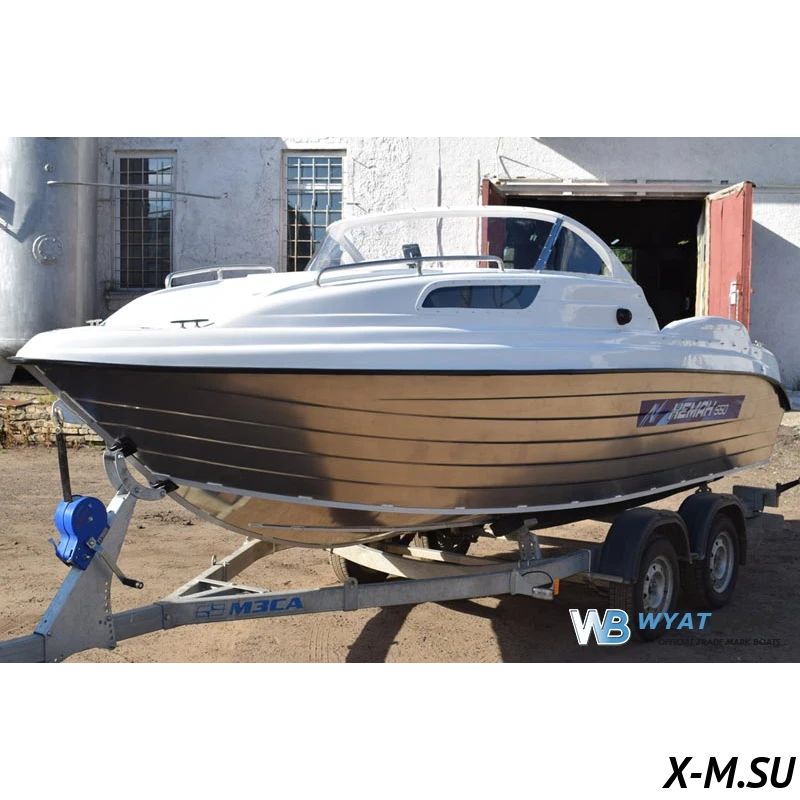 Комбинированный катер с каютой WYATBOAT Neman-550 Комбинированный катер с каютой WYATBOAT Neman-550
