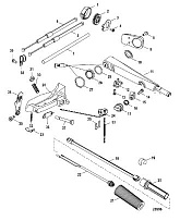 Рукоятка румпеля 4-Х ТАКТНОГО ПЛМ MERCURY 60 Серийный номер от 0P515897 и выше