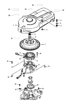 Маховик 4-Х ТАКТНОГО ПЛМ MERCURY 115 Серийный номер от 0T178500 до 0T800999