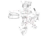 Узлы в сборе 2-х тактного ПЛМ SEANOVO 15F