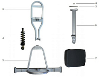 Ходовая часть, органы управления мотобуксировщика IRBIS Мухтар old (часть 3)