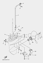 Редуктор (часть 2) 4-Х ТАКТНОГО ПЛМ TITAN FTP20AMHS