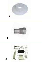 Струбцина, румпель и поворотный механизм лодочного мотора TOHATSU 25 — 30 · 2003 — 2014
