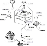Система питания снегохода СММ РЫБИНКА-04