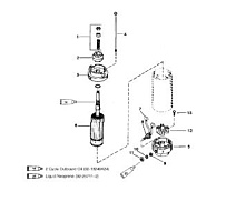 Стартер в сборе 2-Х ТАКТНОГО ПЛМ MERCURY 55 Серийный номер от 0G290585 до 0G589999