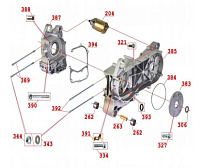 Двигатель снегохода IRBIS Dingo (2018 г.) (часть 2)