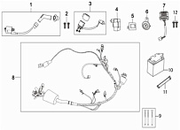Электропроводка МОТОЦИКЛА Racer RC200CK/RC250CK Nitro