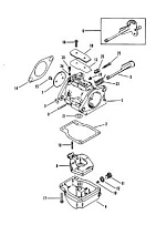 Карбюратор 2-Х ТАКТНОГО ПЛМ MERCURY 75 Серийный номер от 9483121 до 9506480