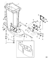 Корпус ведущего вала(USA 0T801000/ BEL 0P268000 и выше) 2-Х ТАКТНОГО ПЛМ MERCURY 90 Серийный номер от 0G760300 до 0T979999