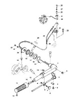 Рукоятка рулевого управления 4-Х ТАКТНОГО ПЛМ MERCURY 5 Серийный номер от 0R067090 и выше