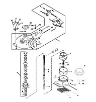 Топливный насос в сборе 2-Х ТАКТНОГО ПЛМ MERCURY 90 Серийный номер от 9793577 до 0P016999