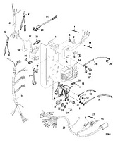 Электрические компоненты 2-Х ТАКТНОГО ПЛМ MERCURY 50EO Серийный номер от 0P017000 до 0P325499