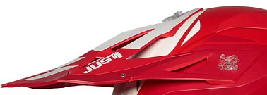 Козырек для шлема JUST1 J18 PULSAR красный/белый