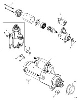 Стартер 4-Х ТАКТНОГО ПЛМ MERCURY 135 Серийный номер от 0P514869 и выше