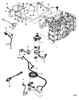 Стартер 4-Х ТАКТНОГО ПЛМ MERCURY 30 Серийный номер от 0R106999 и выше