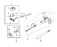 Вспомогательные части 4-Х ТАКТНОГО ПЛМ MERCURY 5 Серийный номер от 0P401000 и выше