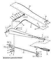 Компоненты ручного управления (Часть 1) 2-Х ТАКТНОГО ПЛМ MERCURY 75 Серийный номер от 0D283222 до 0G760299