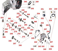 Двигатель снегохода Irbis Dingo T150 (2017 г.) (часть 4)