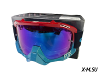 Очки мотокросс FOX XD3-70 коробка цв. оправы Сине-красный цв. стекла Синий 