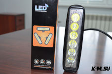 ФАРА СВЕТОДИОДНАЯ 18 ВТ ДЛЯ МОТОБУКСИРОВЩИКА И МОТОСОБАКИ