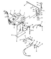 Компоненты рулевой ручки 2-Х ТАКТНОГО ПЛМ MERCURY 75 Серийный номер от 9589039 до 9793576
