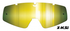 Стекло очков FLY RACING зеркальное/золотое/желтое Antifog