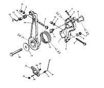 Дроссель и рычаг 2-Х ТАКТНОГО ПЛМ MERCURY 60 Серийный номер от 0G290585 до 0G589999