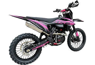 Эндуро / кроссовый мотоцикл BSE T4 Pink (ZS172FMM-5)